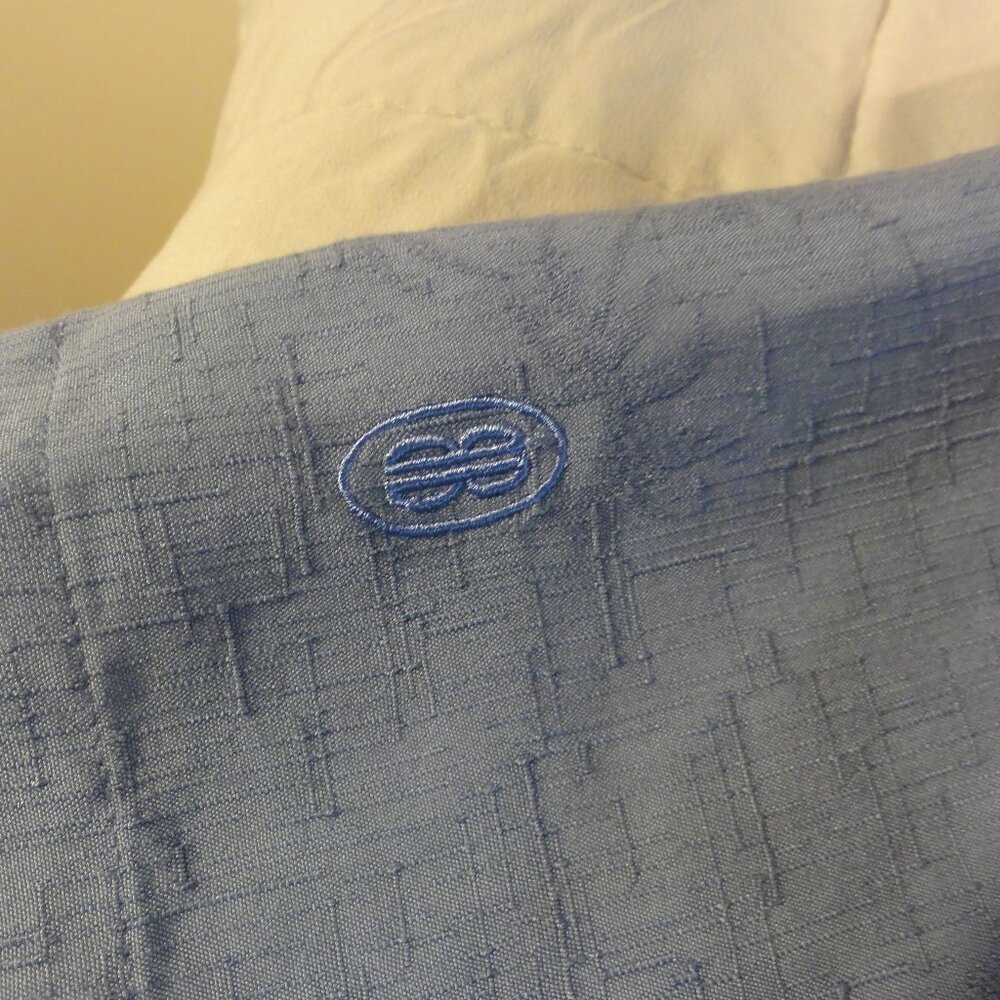 Bill Blass Premium Shirt Mens Size XXL Blue Button Front Single Pocket‎ - Picture 5 of 12